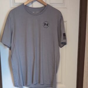 Under Armour Men's Light Gray Short Sleeve Tee